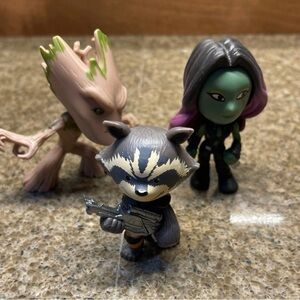 Funko Pop mini blind box Rocket Raccoon, Groot and Gamora